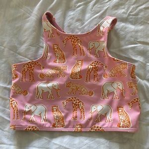 Kortni Jeane animals racer back